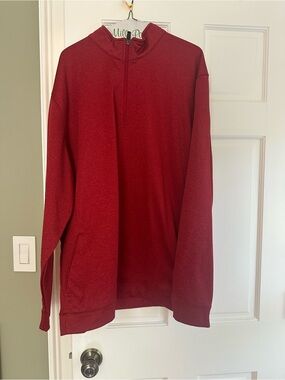 Grand Slam Performance Quarter-Zip in Red